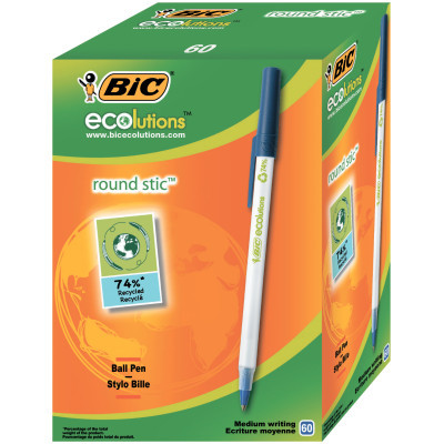 Ручка кулькова Bic Round Stic Eco Синя (bc8932402) Вінниця - фото 2