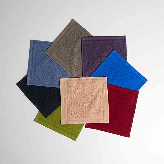Кухонная жаккардовая салфетка GM Textile 25х25см 380 г/м2 (Синий) Сумы