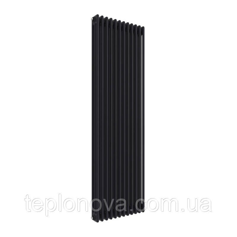 Дизайнерський радіатор 1800/560 (мм) чорний мат IDEALE VIOLA (бічне підключення) 13 12/1800/560 Чернівці - фото 1