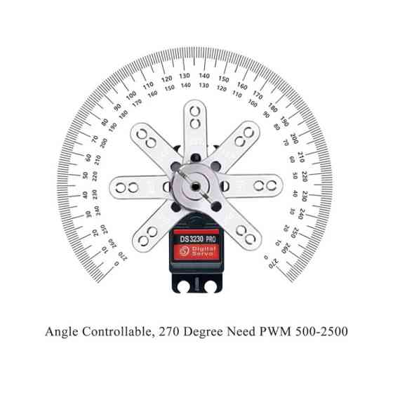 Сервопривід DS3230 Pro 30 кг для Arduino та проектів Київ