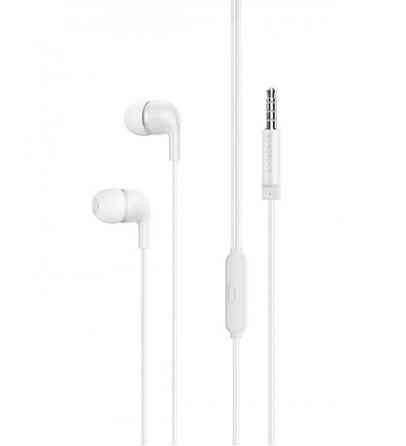 Навушники BOROFONE BM83 Craft universal earphones with mic White Київ