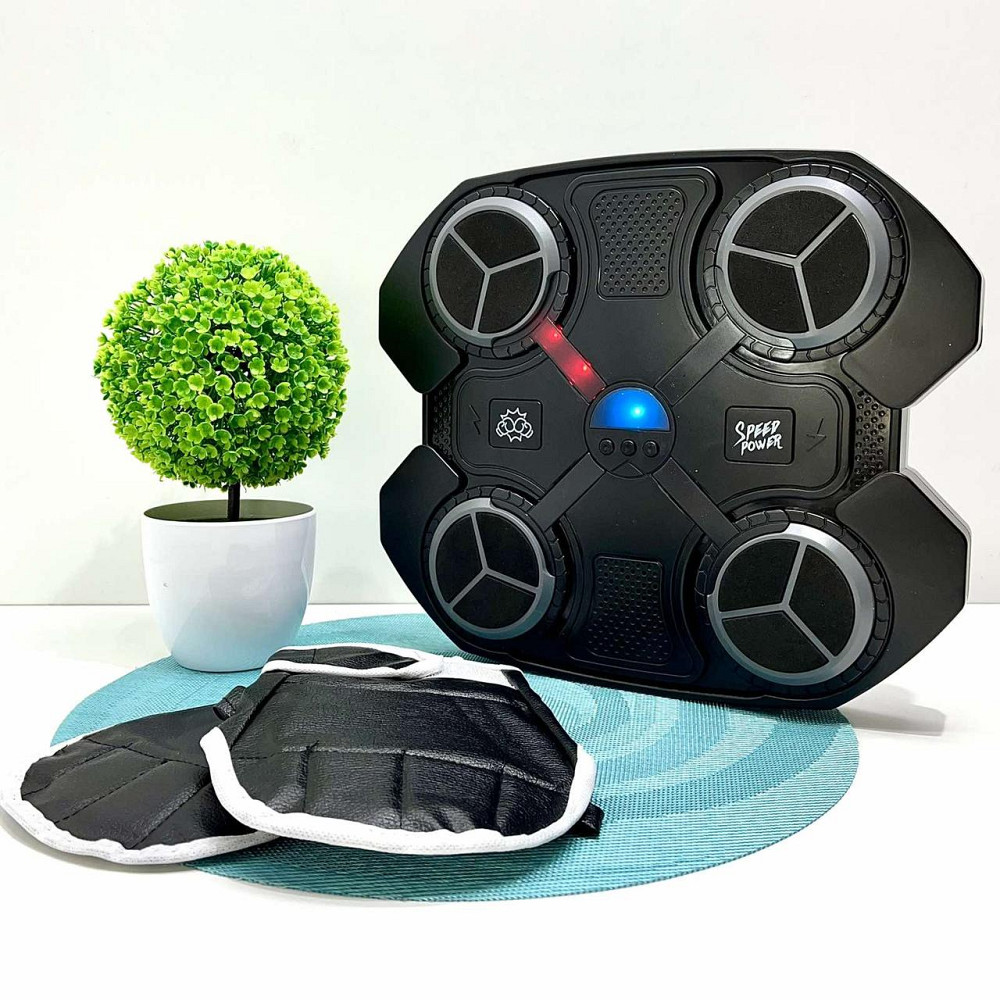 Бокс електронний usb + акумулятор 2 рукавички звук світло Чорний (2021-7B) Чернігів - фото 1