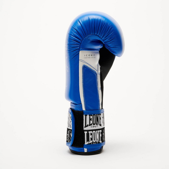 Боксерські рукавиці Leone GN208 ICONIC Blue 14 унцій (бинти 4 м. в комплекті) Кам'янське - фото 6