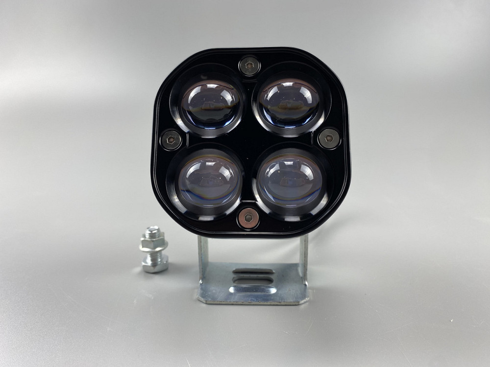 Фара LED квадратна 40W led chip CREE 2525 3D лінза 9-32V IP67 6000K з чіткою світловою межею Мукачево - фото 5