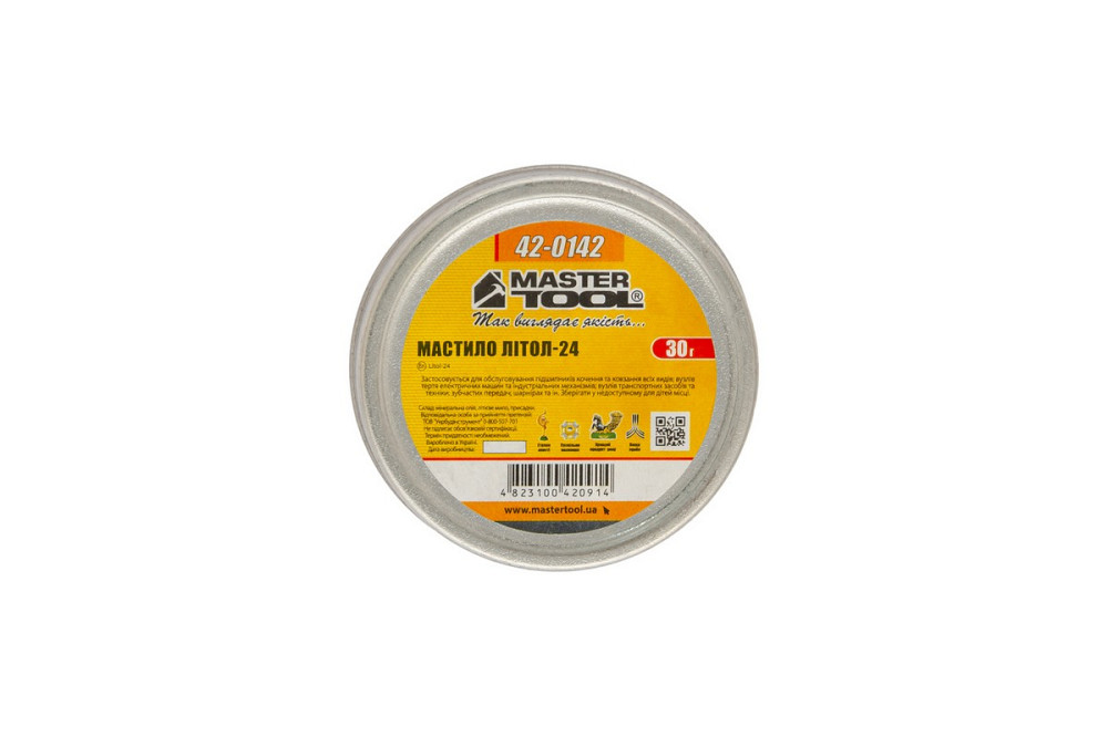 Мастило MASTERTOOL Літол-24 30 г 42-0142 Коломия - фото 4