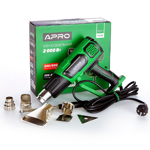 Фен будівельний F 2000 APRO Житомир - фото 3