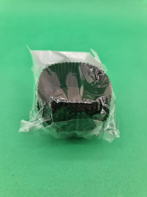 Тартолітка для кексів А7 "Кругла коричнева" D50 H30 (100 шт.) (1 уп.) Харків - фото 4