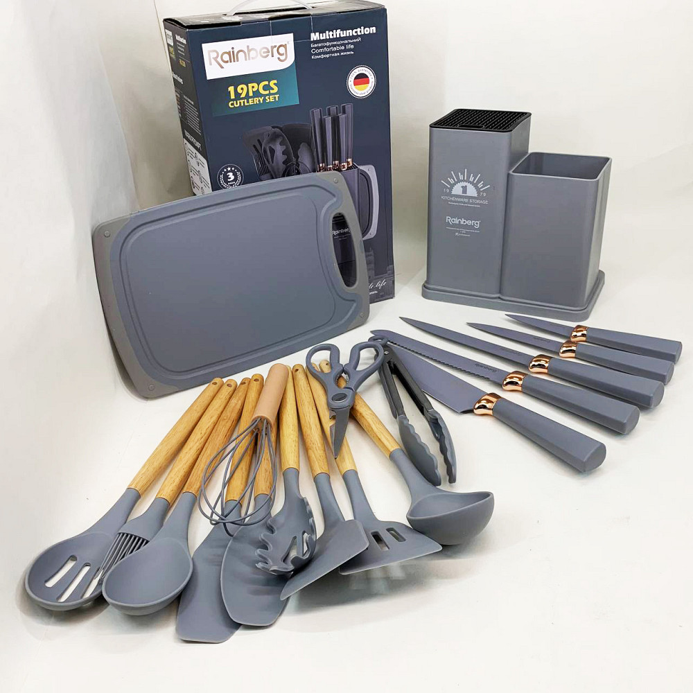 Набор для универсального использования на кухне, Kitchen set силиконовый, Набор нейлоновых поварешек OZ-48 Львов - изображение 5