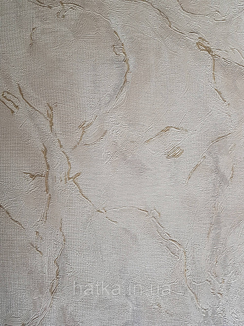 Обои метровые виниловые на флизелине Grandeco Poeme под штукатурку под мрамор структурные белые золотистые Киев - изображение 2