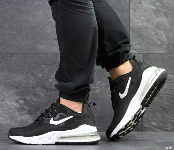 Кросівки Nike 270 Сіточка Чоловічі Чорні Найк з Амортизацією (розміри: 41,42,43,44,45) Відео Огляд - 53-1 Дніпро - фото 4