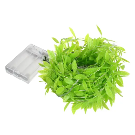 Гирлянда-штора с листочками Curtain Copper SF-55 внутренняя, с прозрачным проводом, 10м Коломия