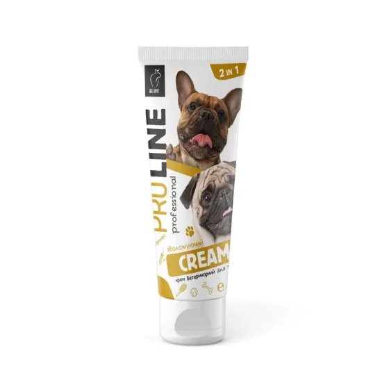 Увлажняющий крем PROLINE для бережного ухода за кожей бесшерстных кошек и собак со складками кожи 60 мл, Круг Винница
