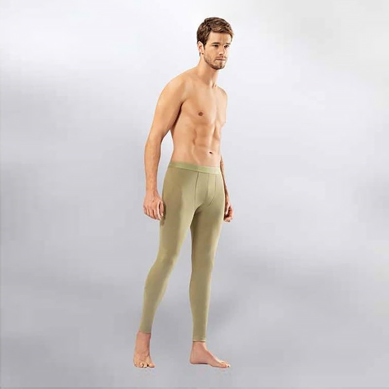 Чоловічі зимові теплі термоштани для військових та зсу, армійська термобілизна з поліспандексу бежеве розмір L-XL Кам'янець-Подільський - фото 1