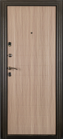 Дверь входная Даримаг Аризона Антик серебро / ПВХ Бежевый 960х2050 мм Киев