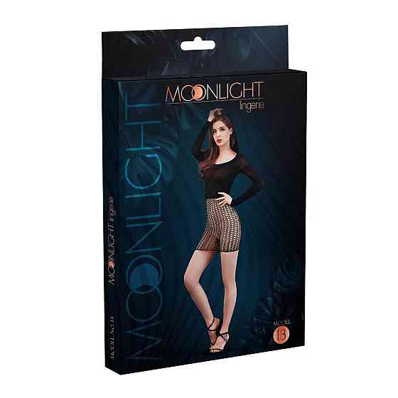 Еротична сукня Moonlight Model 13 XS-L Black, довгий рукав Sex Aura Київ