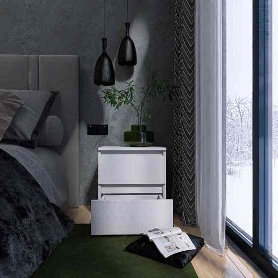 Тумба приліжкова Еверест ТЛ-1 Лайт 45х38х49 см Німфея Альба (DTM-4674) Львів