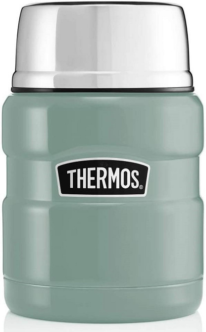 Термос для їжі з ложкою 0,47 літрів Thermos "King Food Flask Duck Egg" (173028) Неіржавка сталь Нововолинськ - фото 3