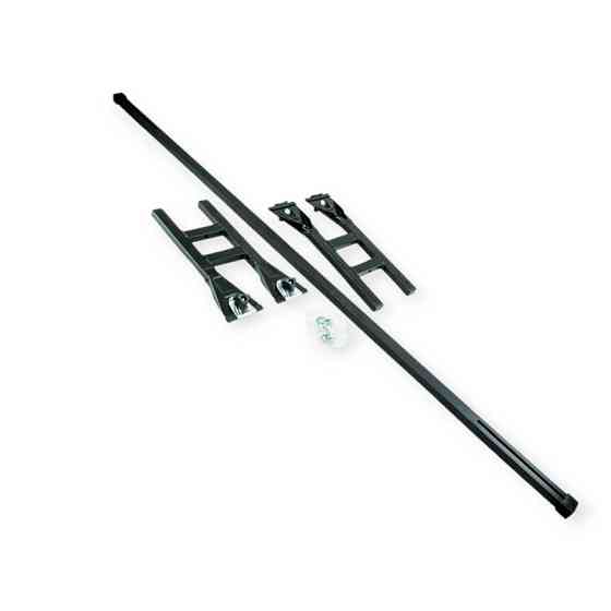 Багажник універсальний на водостоки Газель (175 см) сталь, прямокутний ль (1 планка, 2 лапи) Мукачево