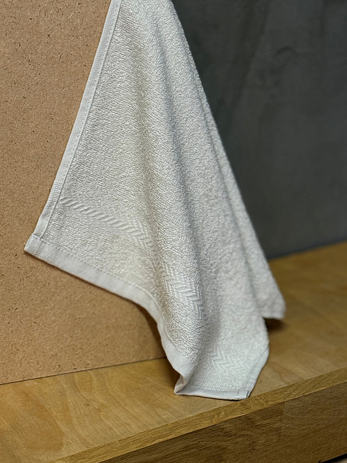 Ecotton Комплект рушників Ecotton 30х50 см махрові 6 шт. серветки для рук 380 г/м² молочний Київ - фото 1