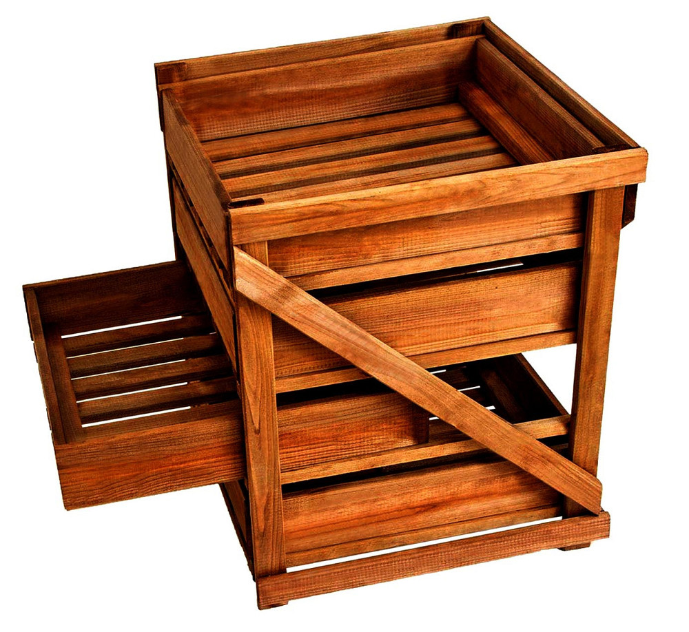 Стелаж для овочів і фруктів "Боксвуд" охра Миколаїв - фото 1