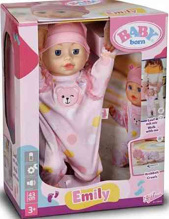 Емілі Emily Перші кроки Baby Born 43 см лялька, яка рухаєтся та повзає. Харків