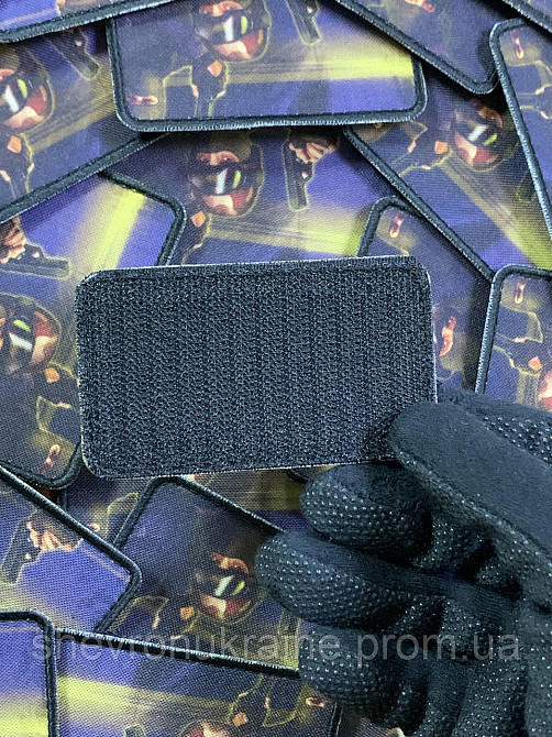 Друкований шеврон Counter-Strike (Форма прямокутна. На липучці) Розмір 5x8см Київ - фото 7