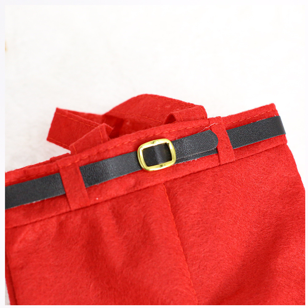 Декор для новогоднего стола Штаны Деда Мороза 210 на 145 мм разноцветный Киев - изображение 7