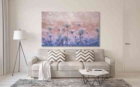 Картина холст в гостиную / спальню   Квіти    MLP_227 80х160см Киев