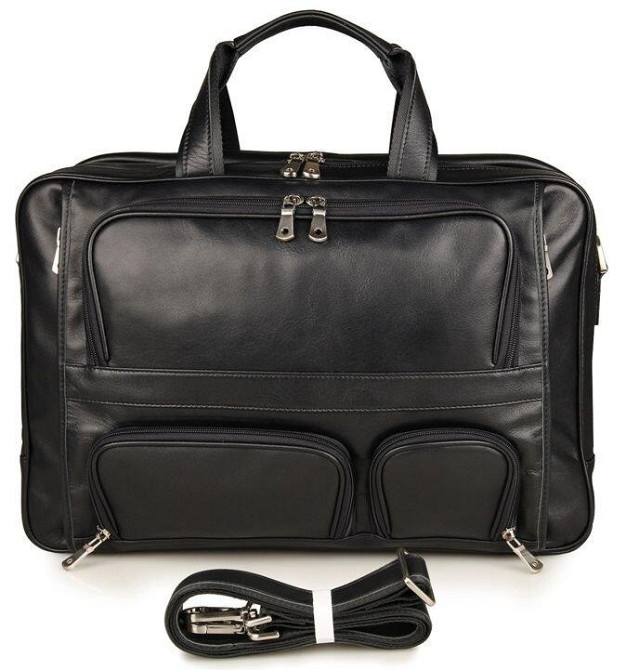 Сумка чоловіча Чорна (Vintage) Київ - фото 6