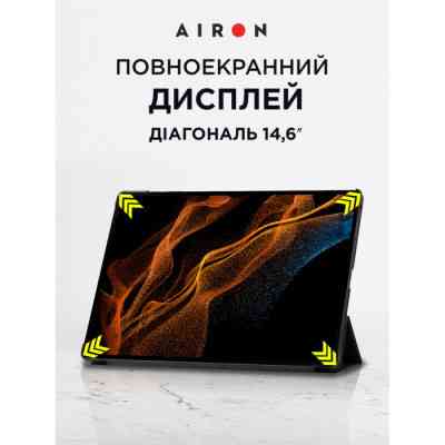 Чехол для планшета AirOn Premium Samsung Galaxy Tab S8 Ultra 14.6 2022 + protective film black (4822352781090) Винница