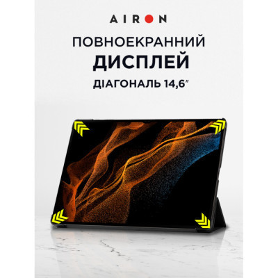 Чехол для планшета AirOn Premium Samsung Galaxy Tab S8 Ultra 14.6 2022 + protective film black (4822352781090) Винница - изображение 3