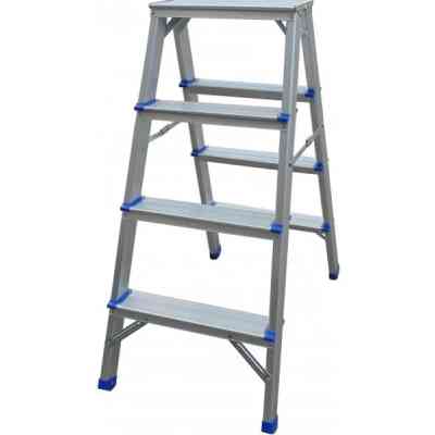 Лестница Werk стремянка алюминиевая (двусторонняя) - LB404 (90246) Винница