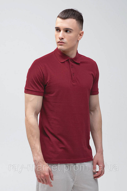 Поло классическое Stedman Lux Polo мужское бордовое (ST9060-BOD) XXL Киев - изображение 10