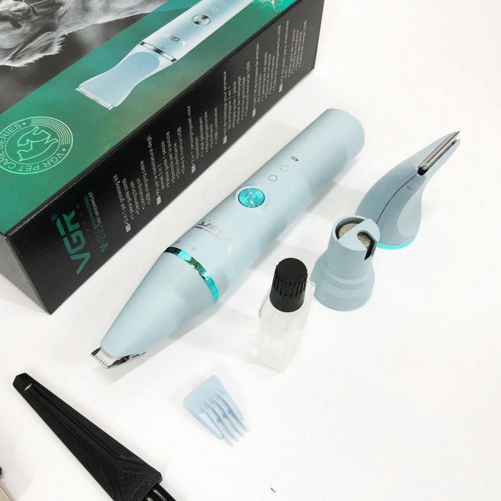 Машинка для стрижки тварин собак і кішок, Набір машинки для стрижки для собак Машинка тример кішок BZ-68 Львів - фото 13