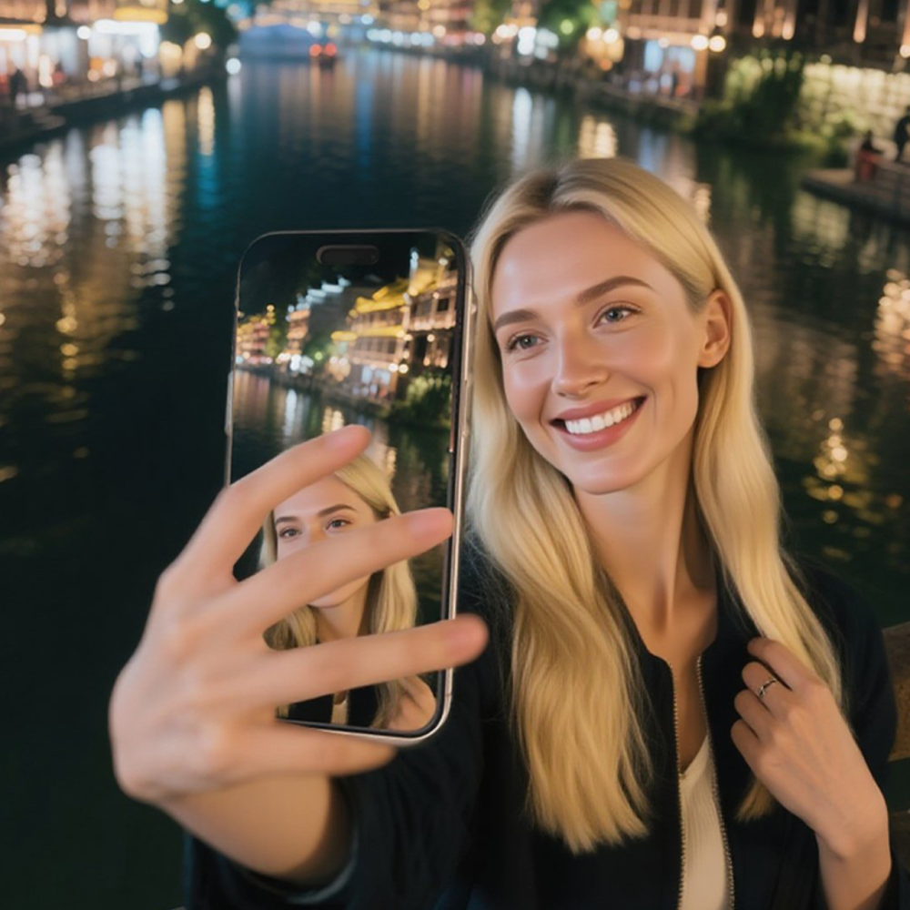 Селфи-монитор беспроводной для блогов,стримов и видиозвонков для смартфона беспроводной 4