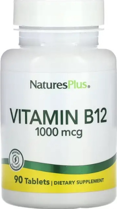 Вітамін В-12 метилкобаламін Nature's PlusVitamin B-12 1000 мкг 90 таб Київ - фото 1