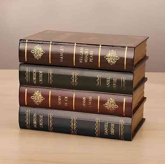 Книжковий тайник-шкатулка RESTEQ — оригінальне рішення для зберігання цінностей та прикраса інтер'єру Київ