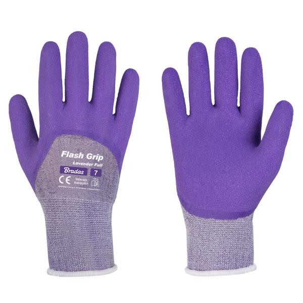 Рукавички захисні FLASH GRIP LAVENDER FULL, розмір 8, RWFGLRF8 Київ - фото 1