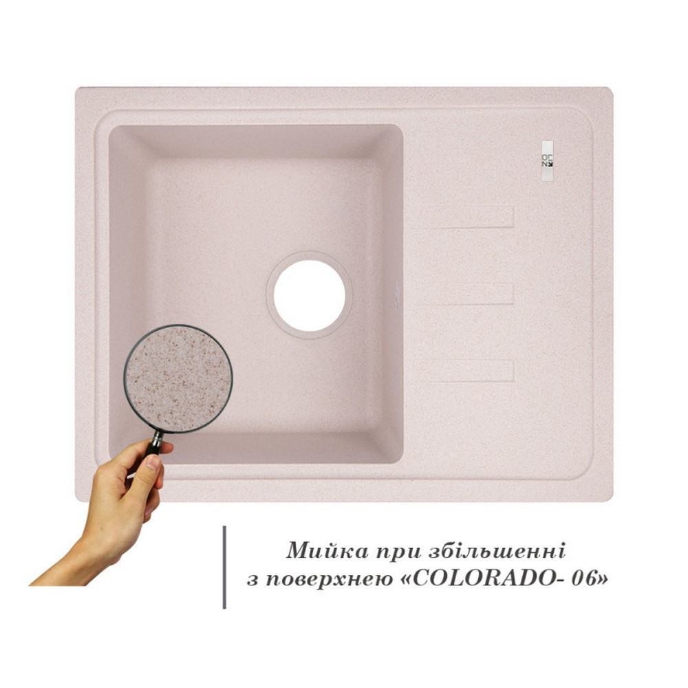 Кухонная мойка Lidz 620x435/200 COL-06 (LIDZCOL06620435200) Киев - изображение 3