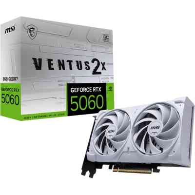 Відеокарта MSI GeForce RTX5060 8Gb VENTUS 2X OC WHITE (RTX 5060 8G VENTUS 2X OC WHITE) Вінниця