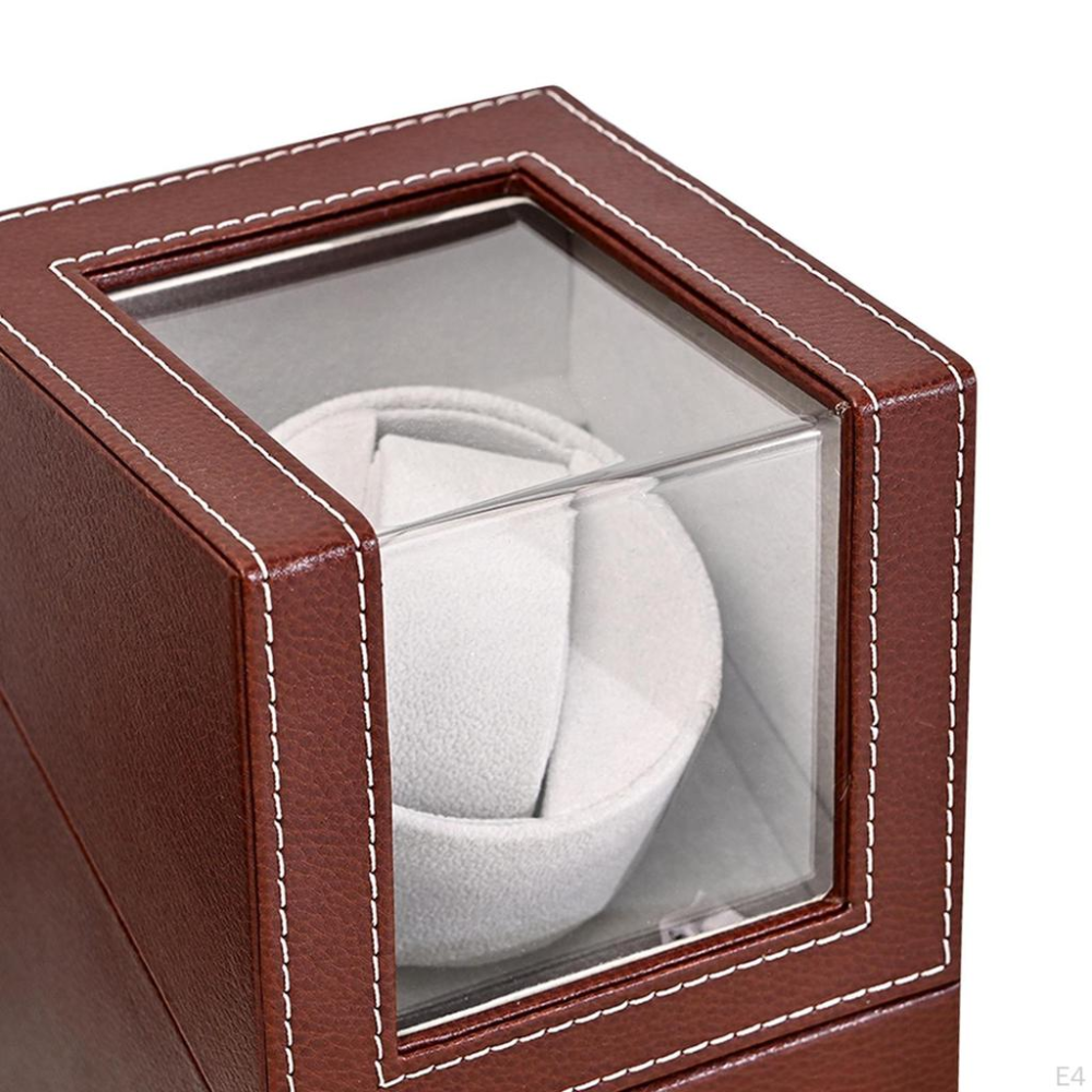 Ротомат, Віндер, Скринька для автопідзаводу годинника (Watch Winder), 1 слот, тихий мотор, екошкіра Київ - фото 3