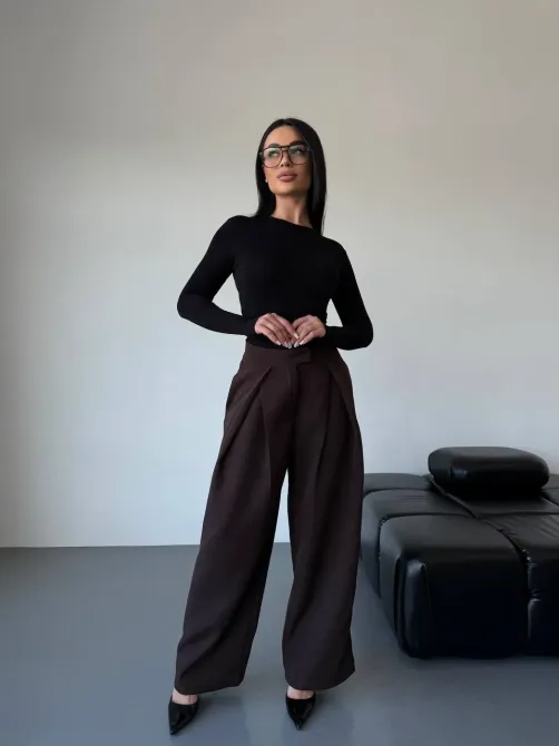 Женские брюки палаццо с высокой талией - идеальный вариант для базового гардероба. Одесса - изображение 11