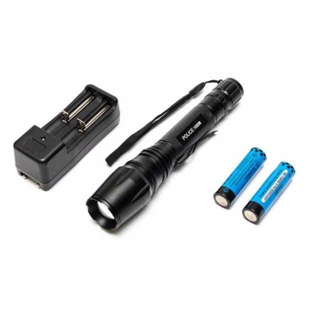 Фонарик police оригинал Police 8668-T6 Фонарь для использования в темноте BL-C136-LM+COB SI-90 Львов - изображение 1