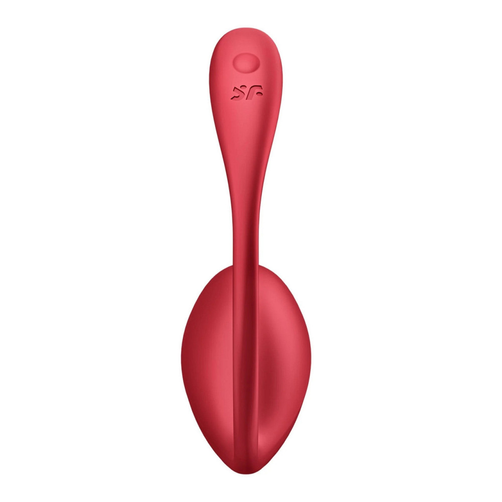 Вибратор в трусики Satisfyer Ribbed Petal с приложением и пультом, красный Sex Aura Киев - изображение 4