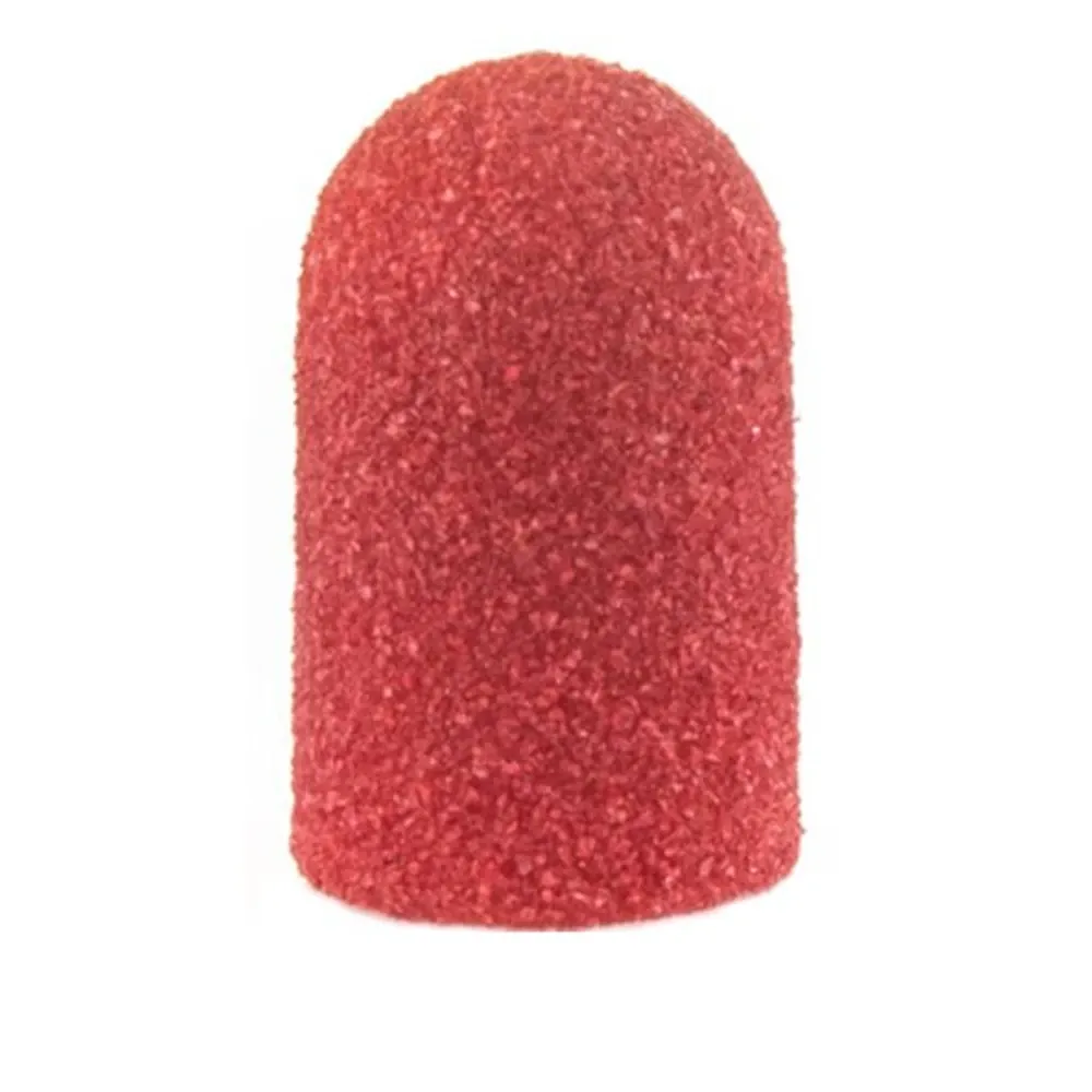 Колпачки педикюрные на пластиковой основе 60 гритт красные.1шт Киев - изображение 1