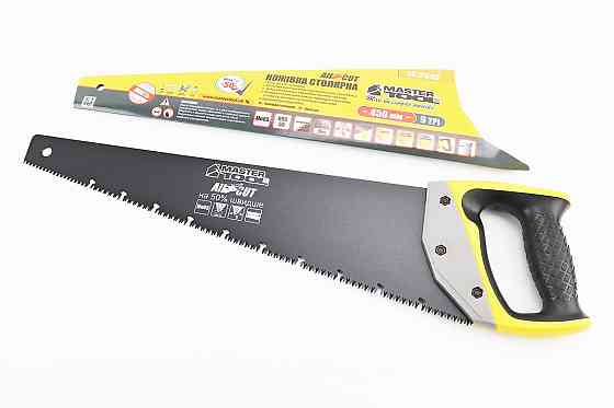 Ножівка по дереву 450мм, 9TPI MAX CUT, загартований зуб, 3D заточування, тефлонове покриття, BLACK ALLIGATOR 14-2445 Київ
