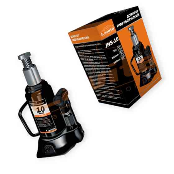 Домкрат гідравлічний 10 т, 200-385 мм (коробка) Мукачево