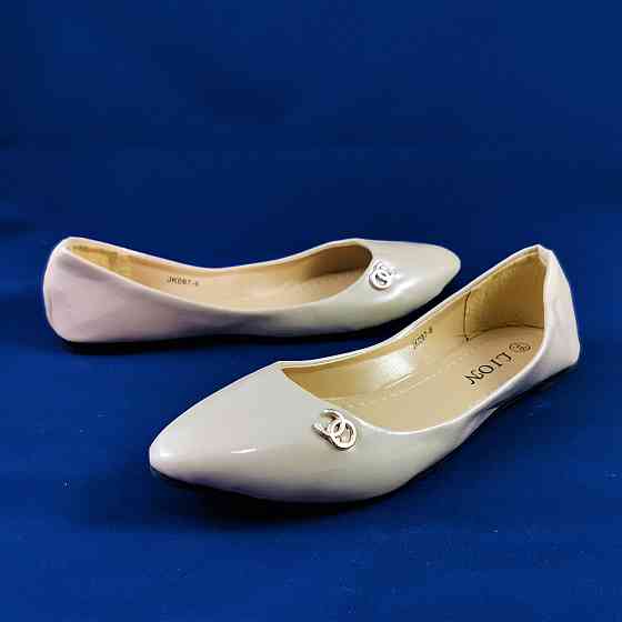 . Жіночі Балетки Бежеві Мокасини Туфлі (розміри: 38) - 97-6 Дніпро