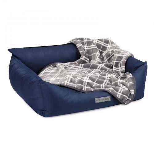 Лежак Pet Fashion «Prime» для собак, 66x52x24 см, синій Вінниця