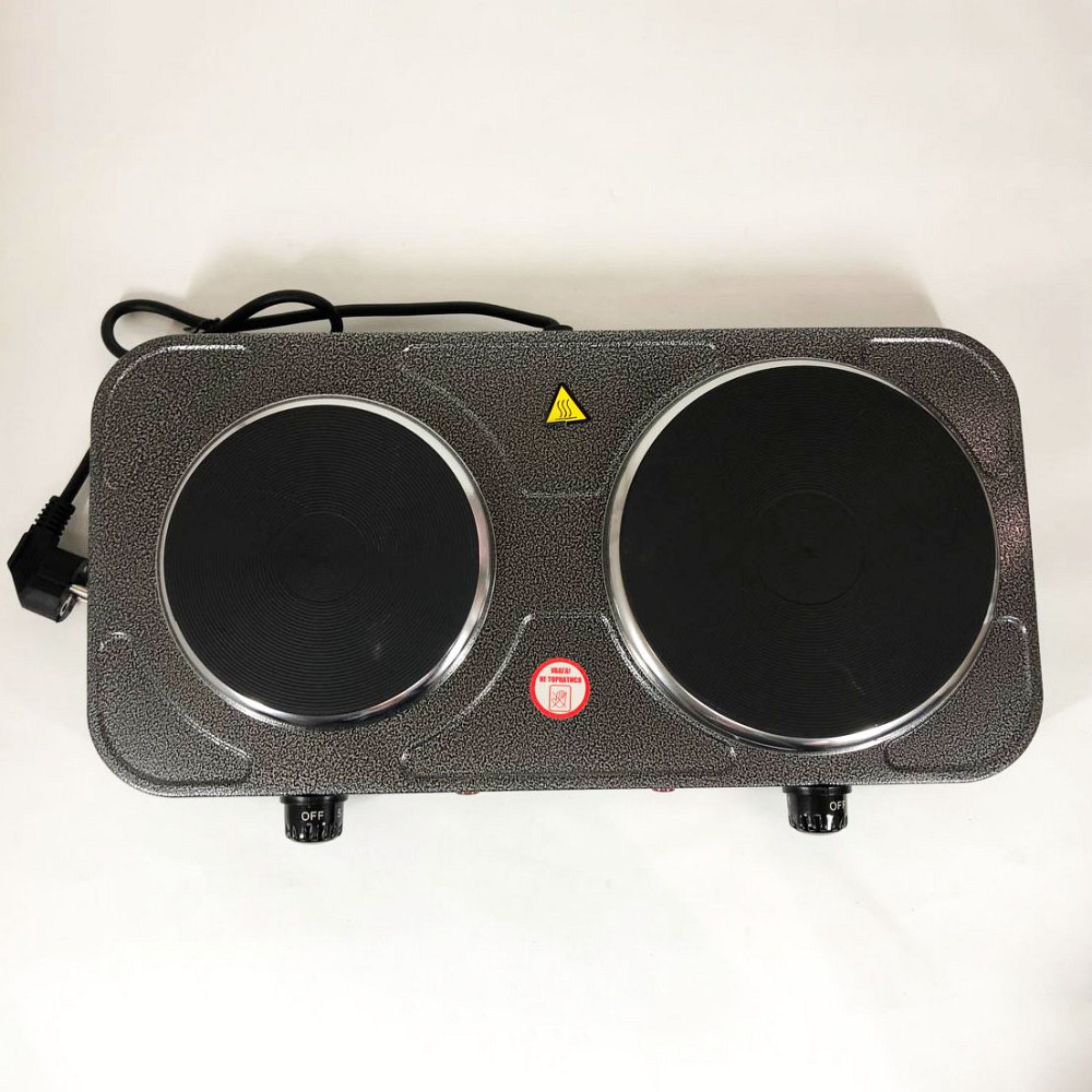 Кухонна електрична плита на дві конфорки Sea Breeze SB-065 2500 Вт, Кухонна плита електро для кухні CB-51 Івано-Франківськ - фото 9